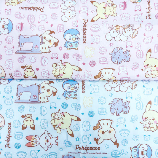 Japan | Pokémon 寵物小精靈比卡超 | cotton printed oxford 純棉