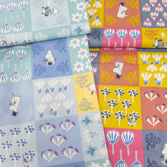 Japan | Moomin 姆明拼格 | cotton printed oxford 純棉