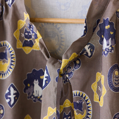 Sanae Sugimoto | Cat Days | cotton linen 棉麻