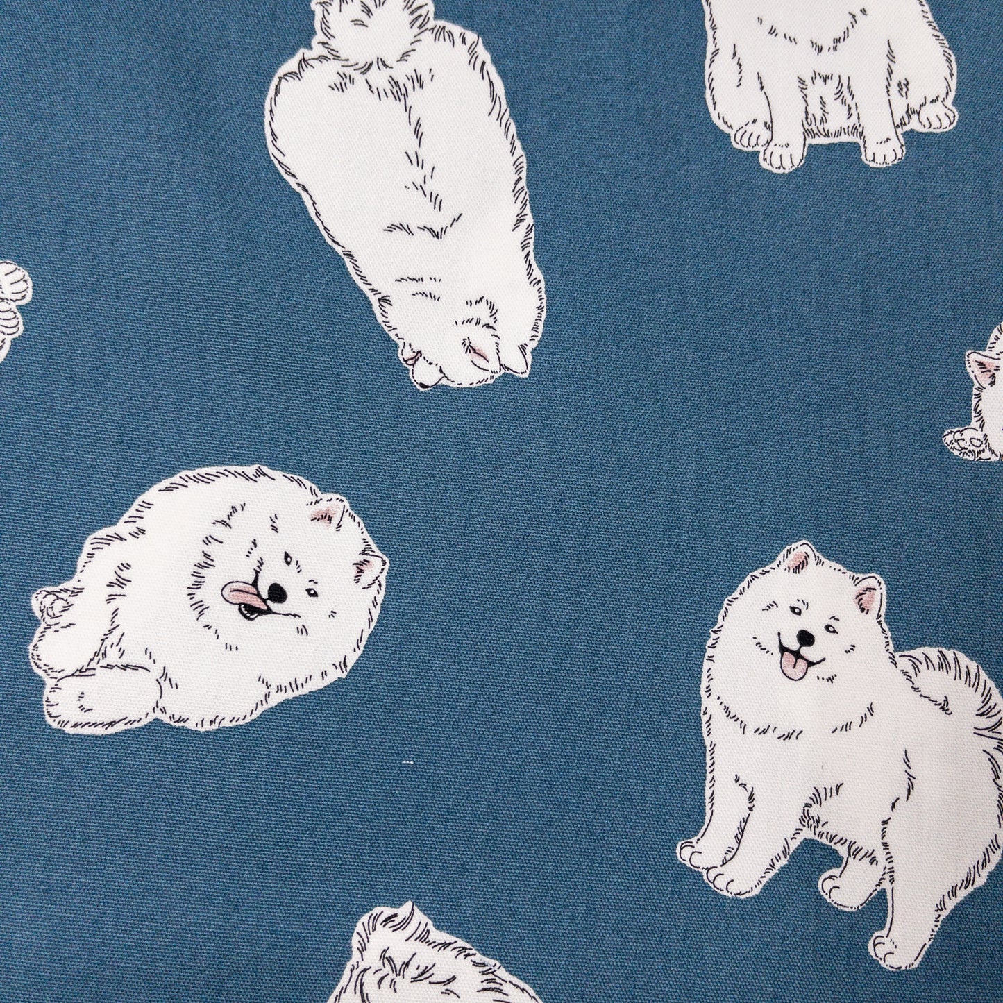Japan | Samoyed 西摩狗狗 | cotton printed oxford 純棉