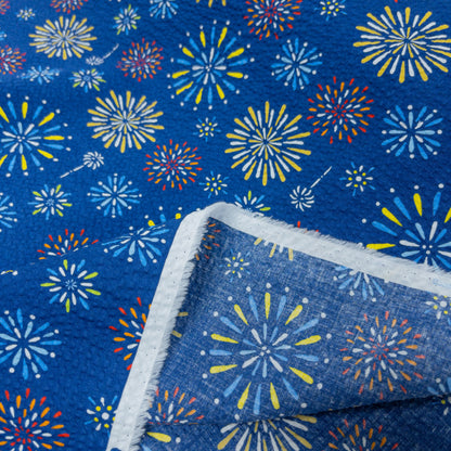 Japan | fireworks 夏祭煙花 | cotton seer sucker 泡泡棉浴衣布