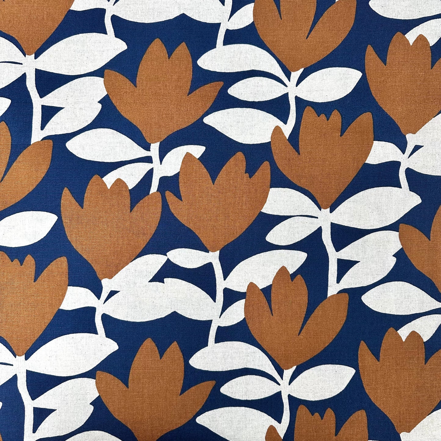 Japan | abstract flowers 北歐抽象花葉 | cotton linen 棉麻