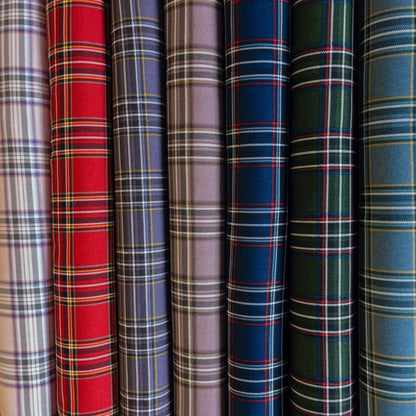 Japan | tartan 方格紋 英倫風 | cotton printed oxford 純棉