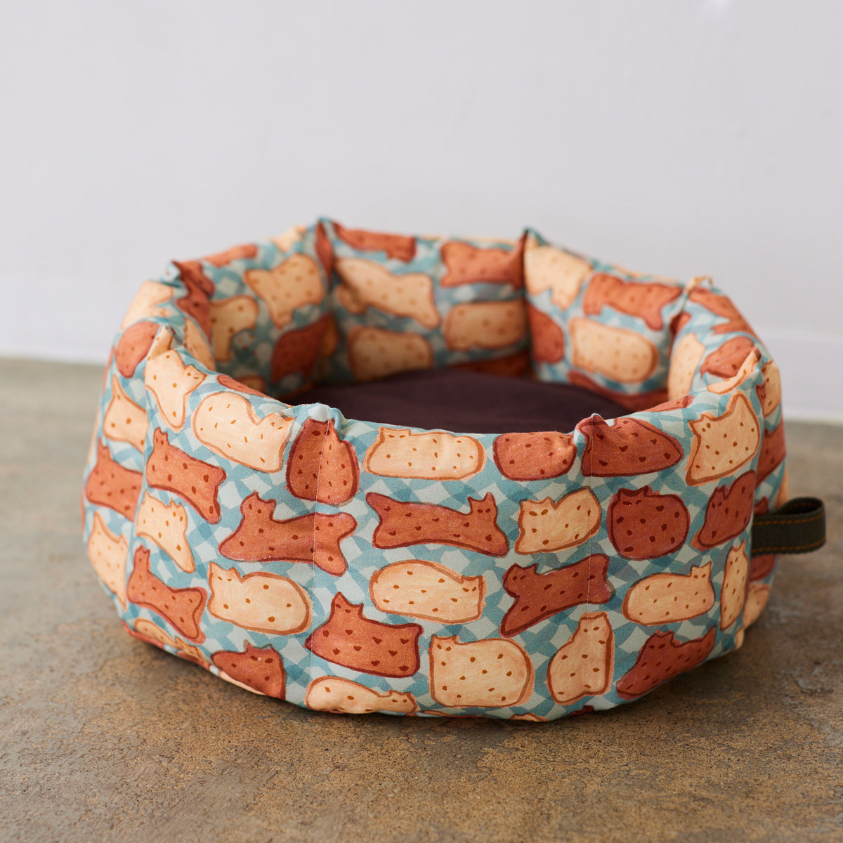 Japan | SAKAMOTO AKO 貓貓餅乾 - OYATSU | cotton printed oxford 純棉