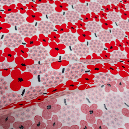 Kobayashi | Nordic flowers 北歐繡球花花朵 | cotton printed sheeting 純棉