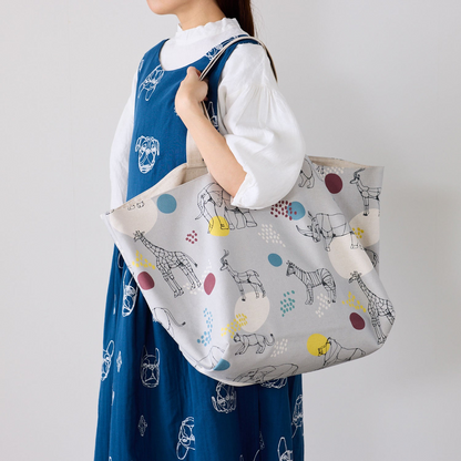 ＋HAyU fabric | African animals 非洲動物 | cotton linen printed canvas 棉麻