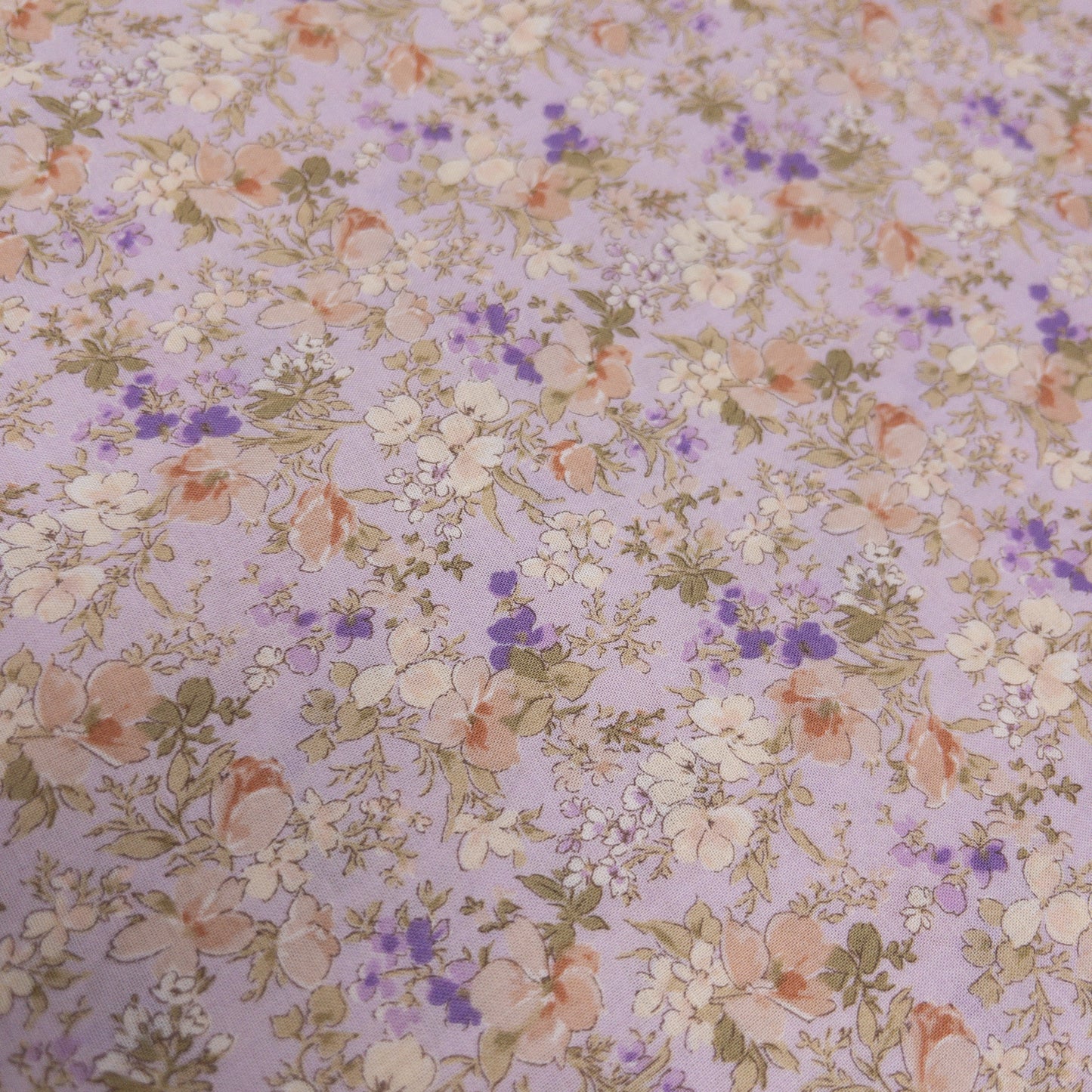 Japan | mignon flower 曼陀羅碎花 | cotton printed lawn 60s 60支薄棉
