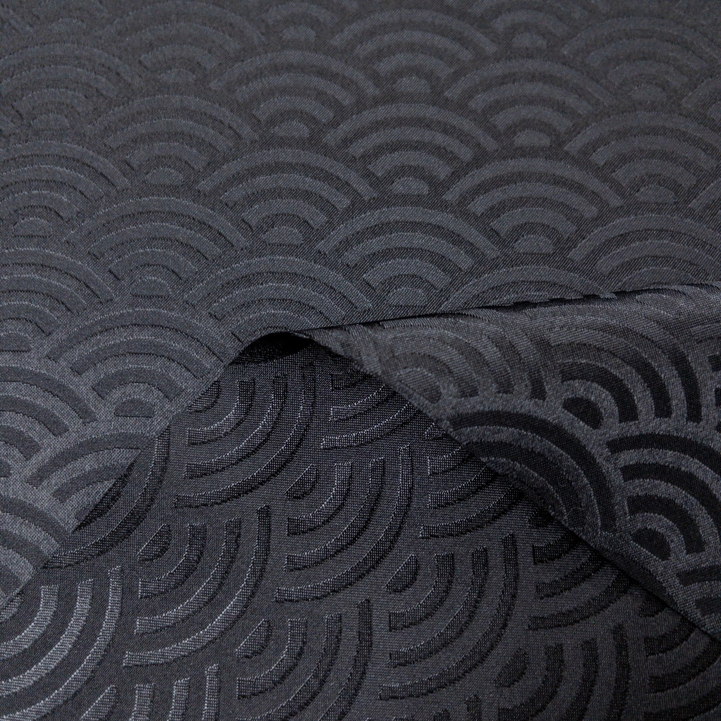 Japan | sparkling asanoha pattern 雙面暗紋令面和風圖案 麻之葉 青海波 | brocade jacquard 錦緞
