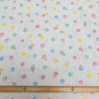 Japan | mini ice cream 迷你雪糕 | cotton printed shirting 純棉