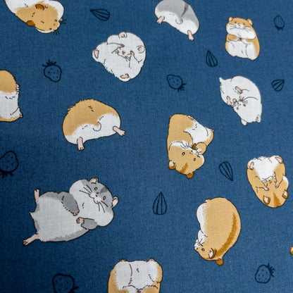 Japan | hamsters 倉鼠日常 | cotton printed sheeting 純棉