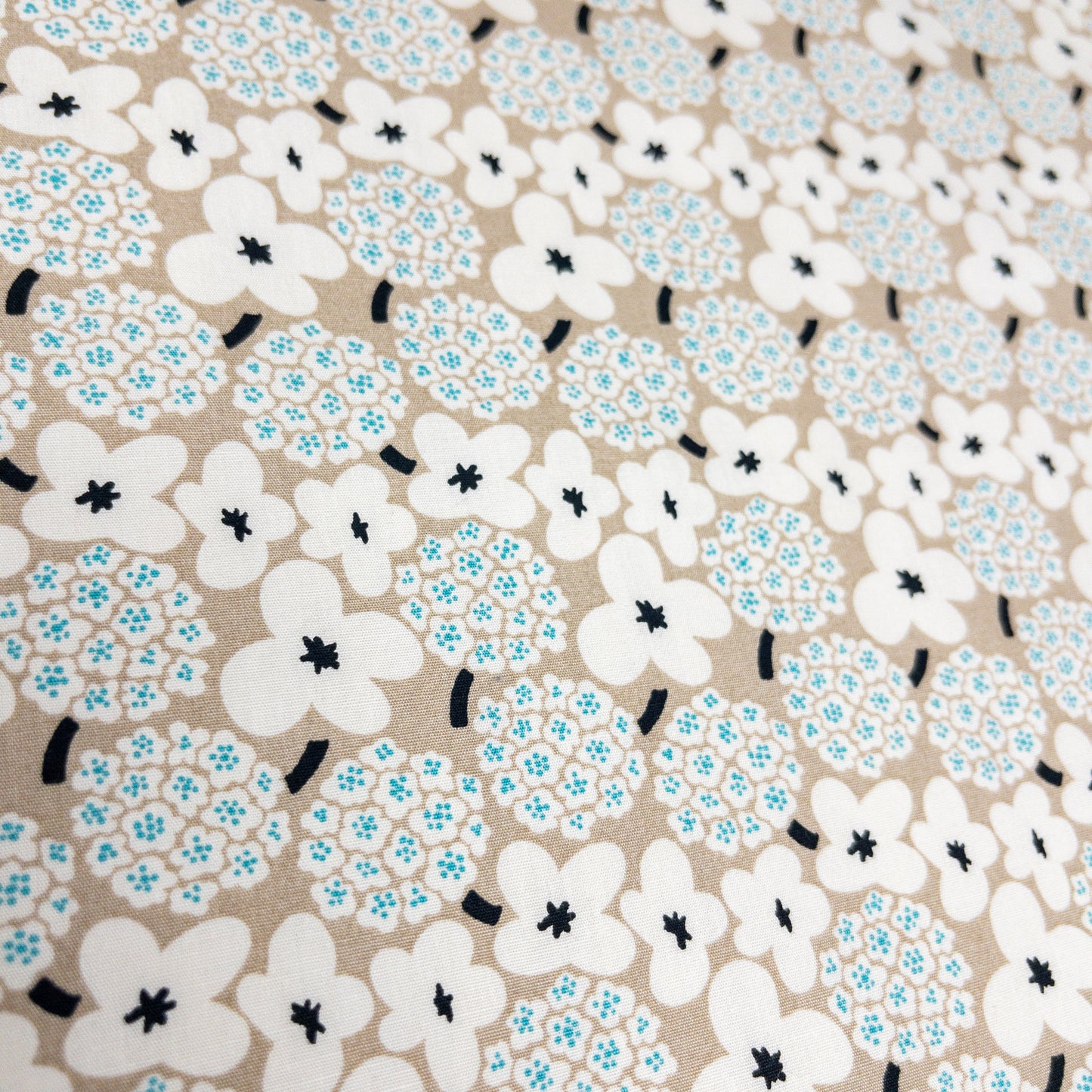 Kobayashi | Nordic flowers 北歐繡球花花朵 | cotton printed sheeting 純棉