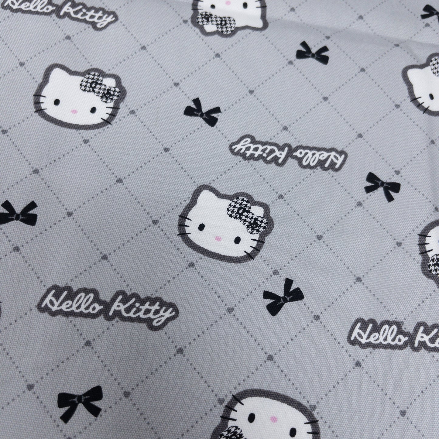 Japan | hello kitty 格紋 | cotton printed oxford 純棉