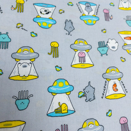 Japan | mystical 神秘不解之謎卡通布 | cotton printed sheeting 純棉