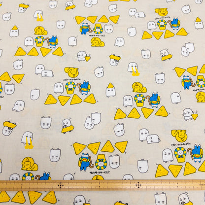 Japan | mystical 神秘不解之謎卡通布 | cotton printed sheeting 純棉