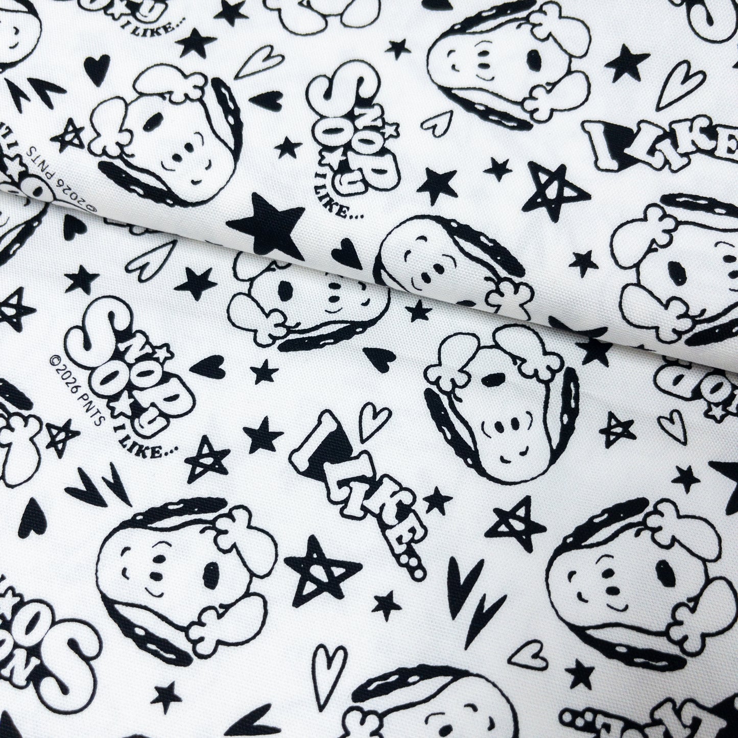 Japan | Snoopy Stars 星星史努比 | cotton printed oxford 純棉