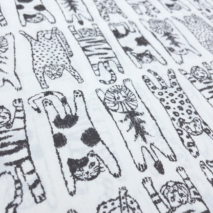 Japan | lying animals 趴趴動物 | cotton printed 40s 純棉