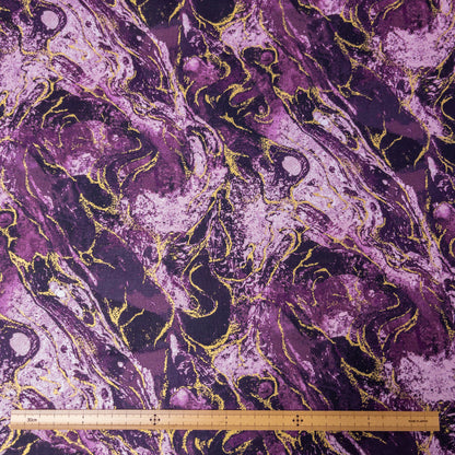 USA | marble 燙金雲石紋 | OEKO-TEX® Standard 100 cotton printed shirting 純棉