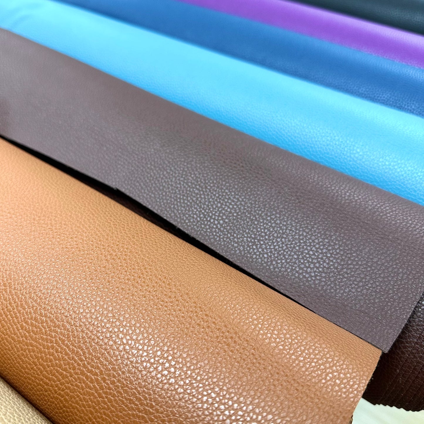 Korea | Solid colour 純色 荔枝紋 | artificial leather 人造皮革