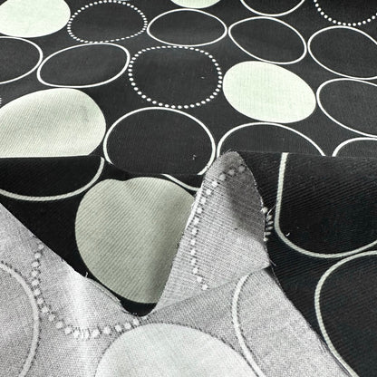 Japan | circle 圓形 圓圈 點 | cotton printed corduroy 薄燈芯絨