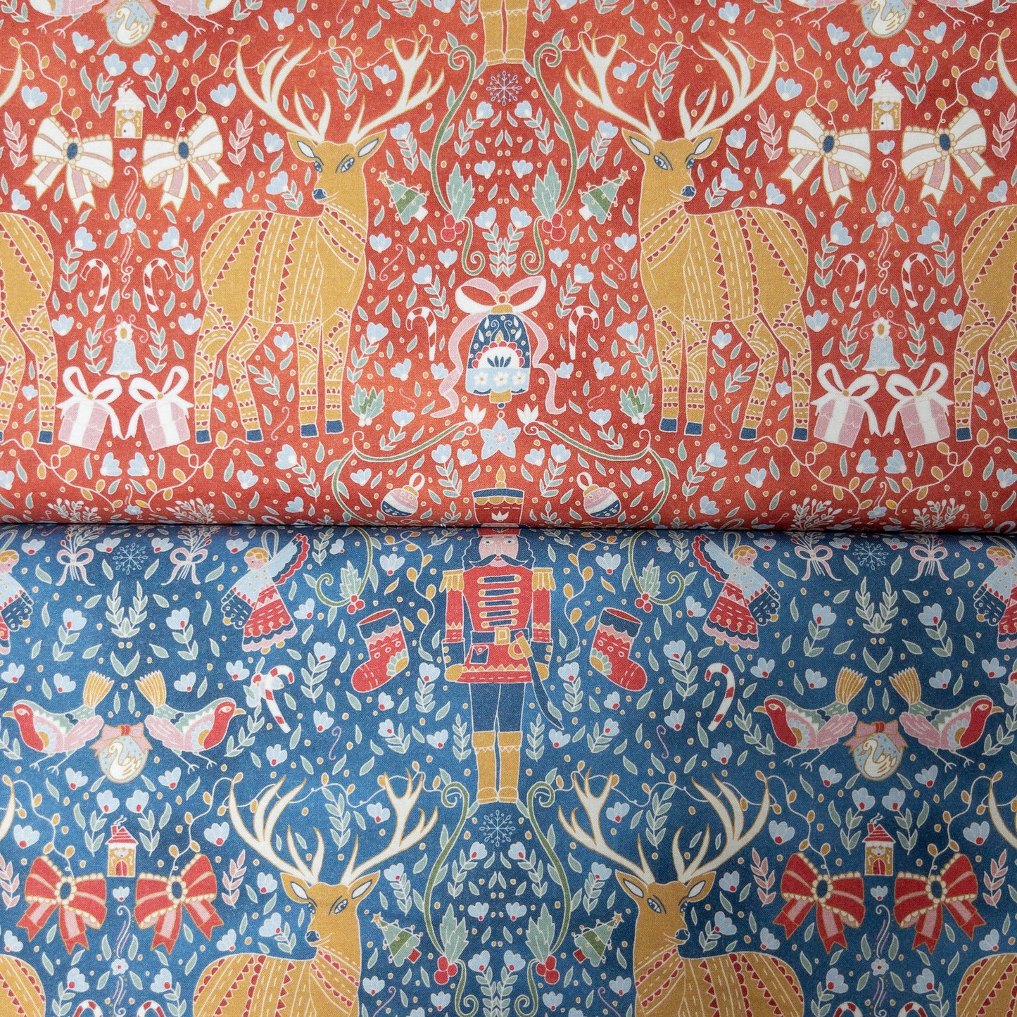 USA | Joy to the world 冬日胡桃夾子 | OEKO-TEX® Standard 100 cotton printed sheeting 純棉