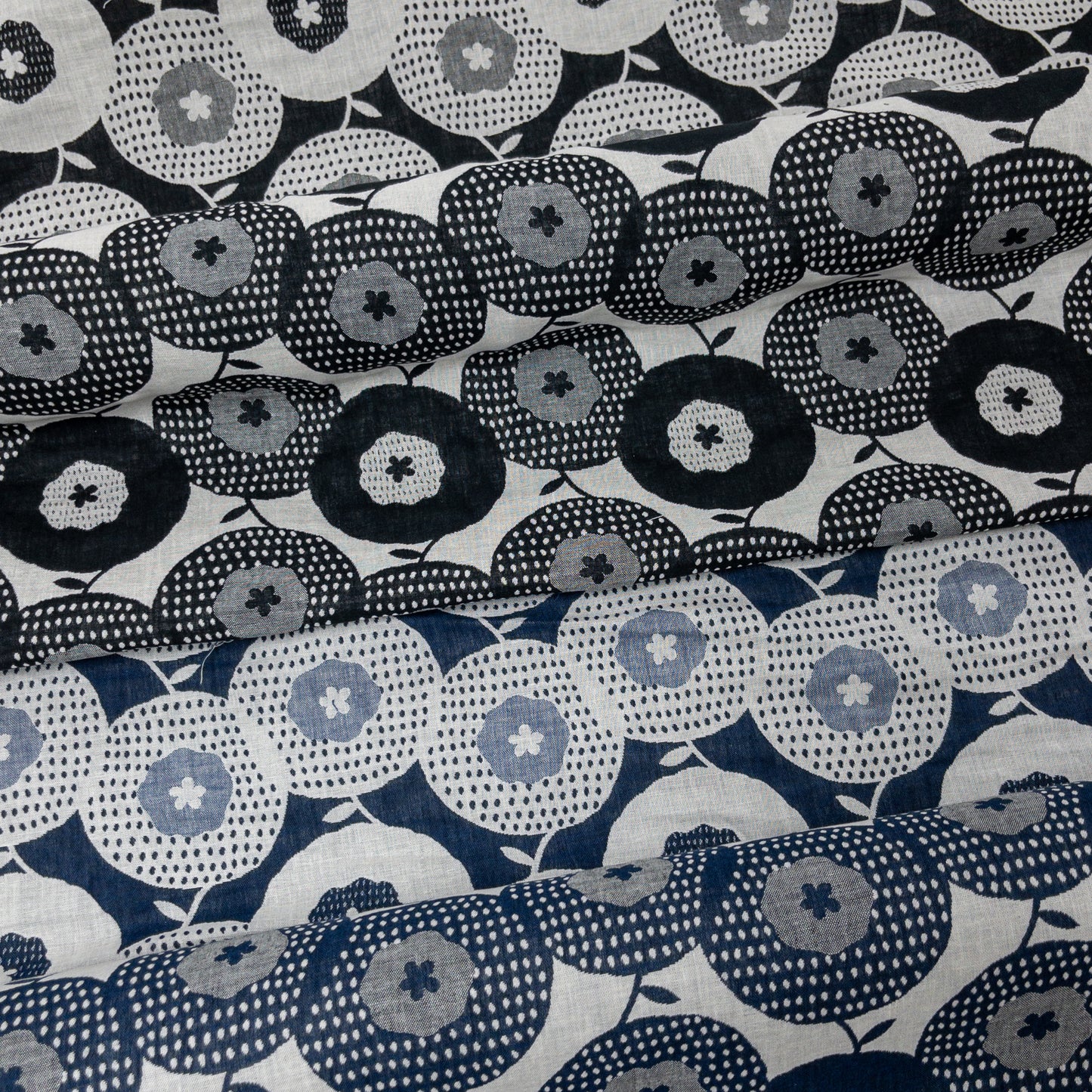 Kobayashi | 抽象果實圖案 | cotton double weave jacquard 純棉雙面提花