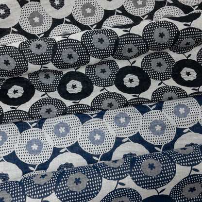 Kobayashi | 抽象果實圖案 | cotton double weave jacquard 純棉雙面提花