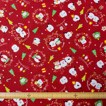 Japan | christmas with birds 雪之妖精的聖誕 | cotton printed sheeting 純棉