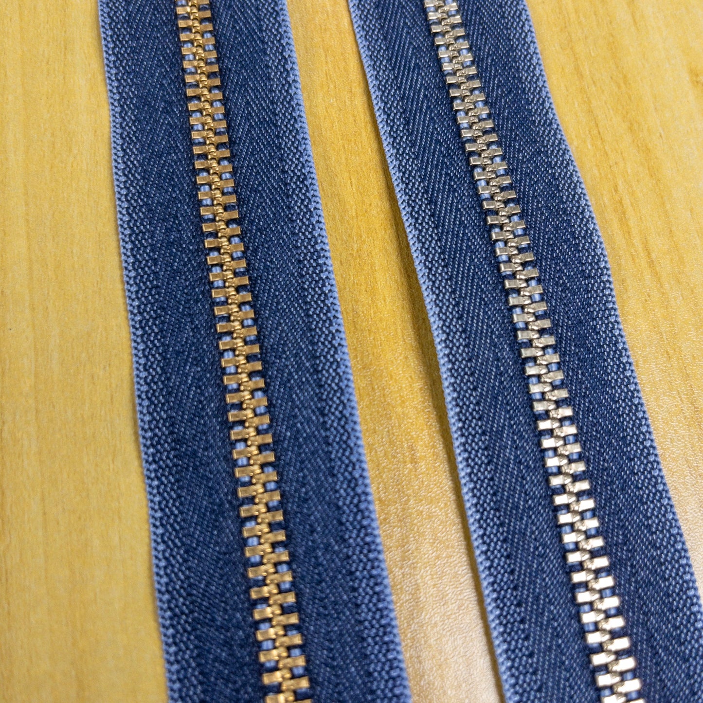 YKK Demin Metal close end zipper 40cm YKK 牛仔布金屬密尾拉鍊 40cm
