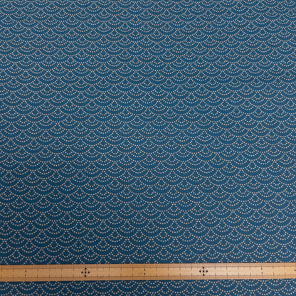 Japan | seigaiha 青海波 | cotton printed sheeting 純棉
