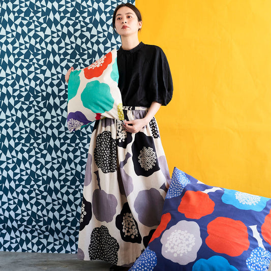 echino | Cloud flower | cotton linen 棉麻