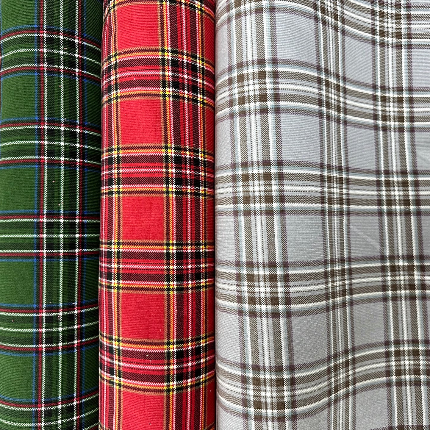Japan | tartan 方格紋 | cotton printed corduroy 薄燈芯絨