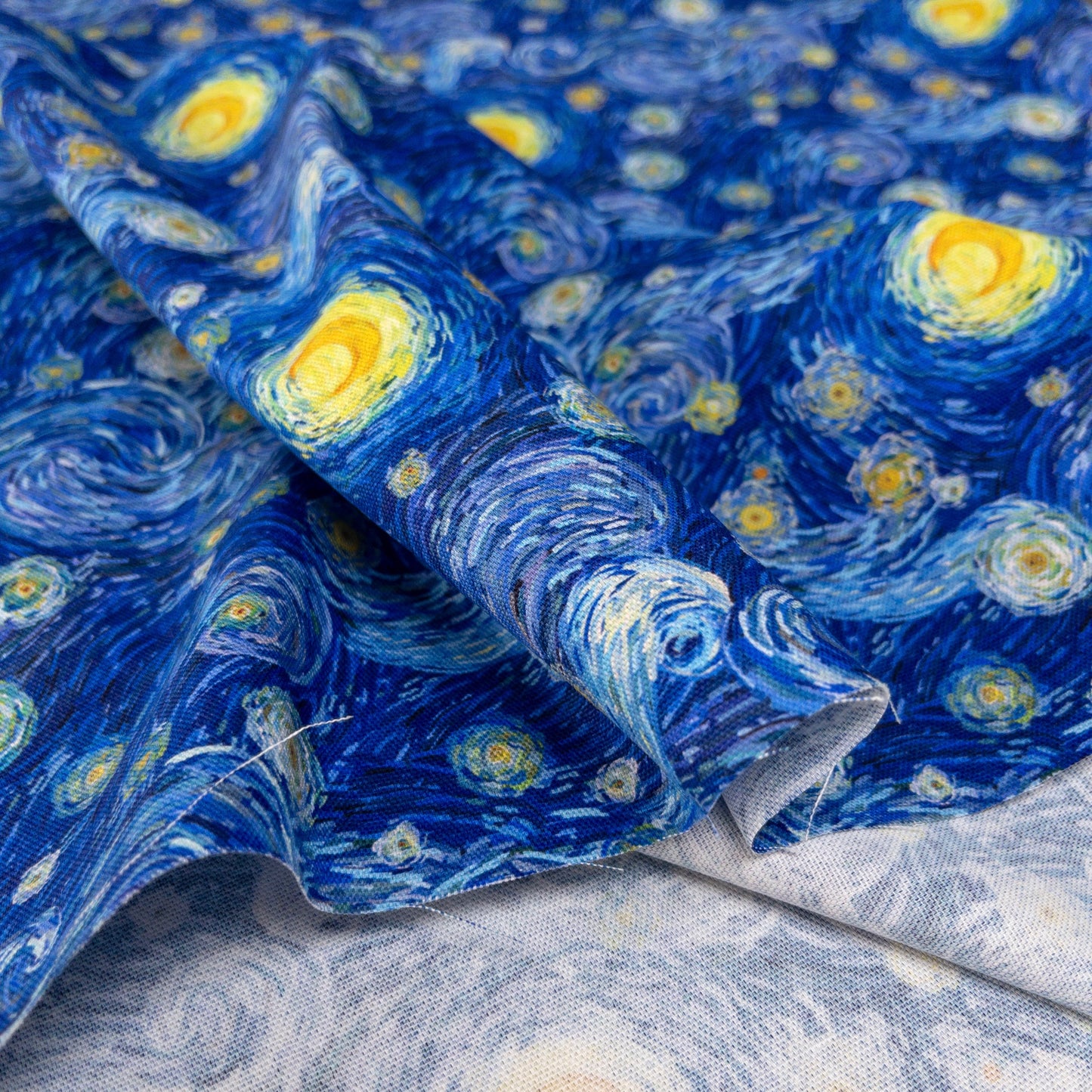 Taiwan | art 名畫風格星夜 | cotton printed oxford 純棉