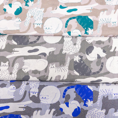 nora. | hairy cat 毛茸茸貓貓 | cotton printed sheeting 純棉