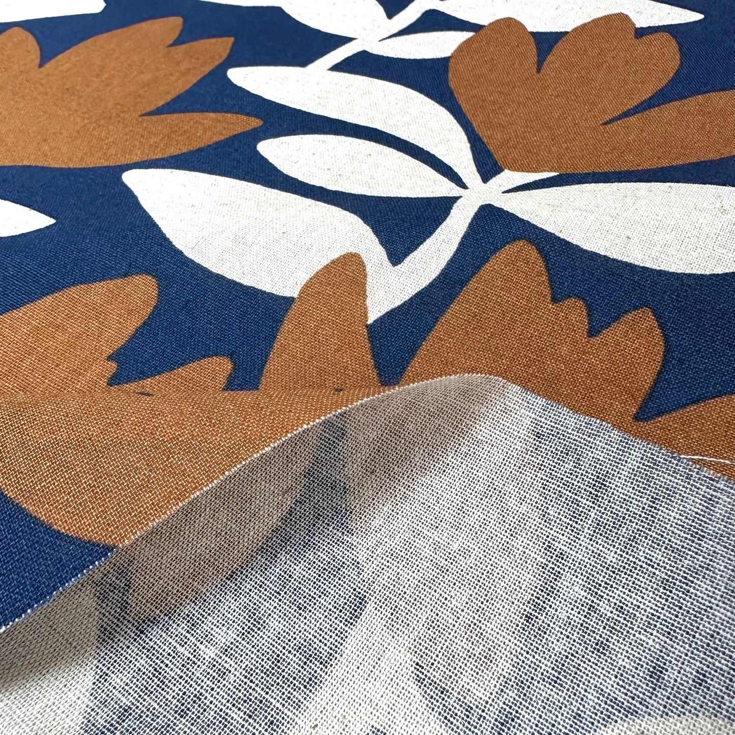 Japan | abstract flowers 北歐抽象花葉 | cotton linen 棉麻