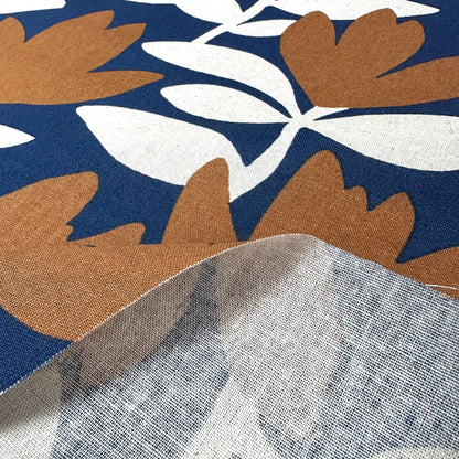 Japan | abstract flowers 北歐抽象花葉 | cotton linen 棉麻
