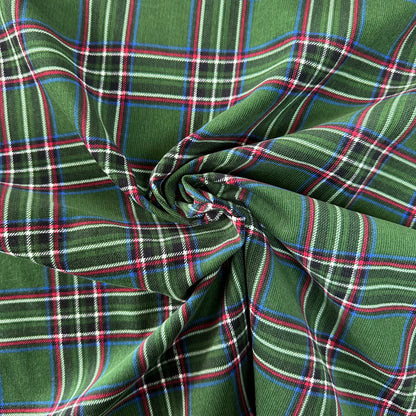 Japan | tartan 方格紋 | cotton printed corduroy 薄燈芯絨