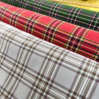 Japan | tartan 方格紋 | cotton printed corduroy 薄燈芯絨