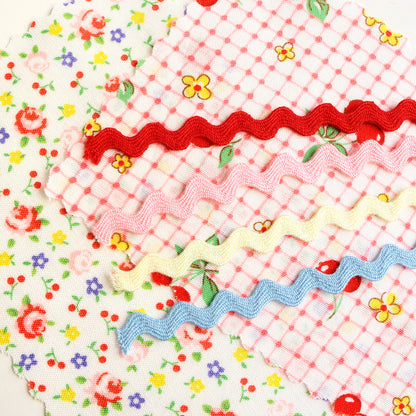 webbing ribbons 織帶 花邊 | solid S shape 純色 S形 波浪形狀 5mm