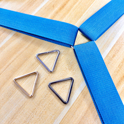 accessories 配件 | metal triangle buckle 2pcs 金屬三角扣 2個｜21mm 25mm 30mm