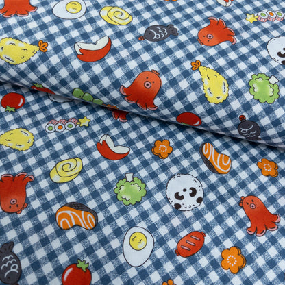 Japan | cute snacks 格仔可愛小食 | cotton printed sheeting 純棉