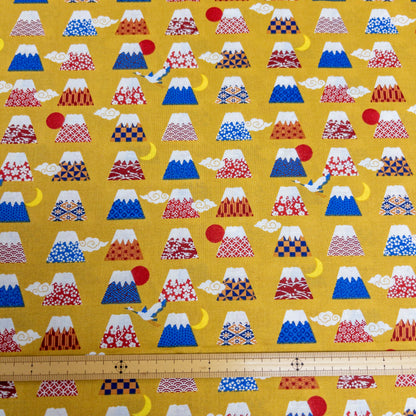 Japan | days of fuji  富士山日夜 | cotton printed sheeting