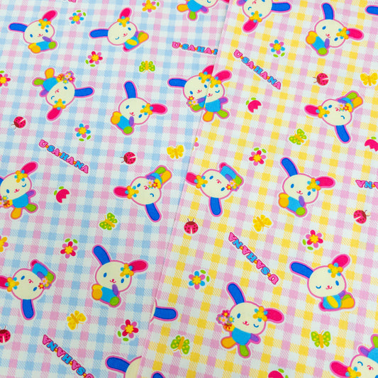 Japan | Usahana 格仔 | cotton printed oxford 純棉
