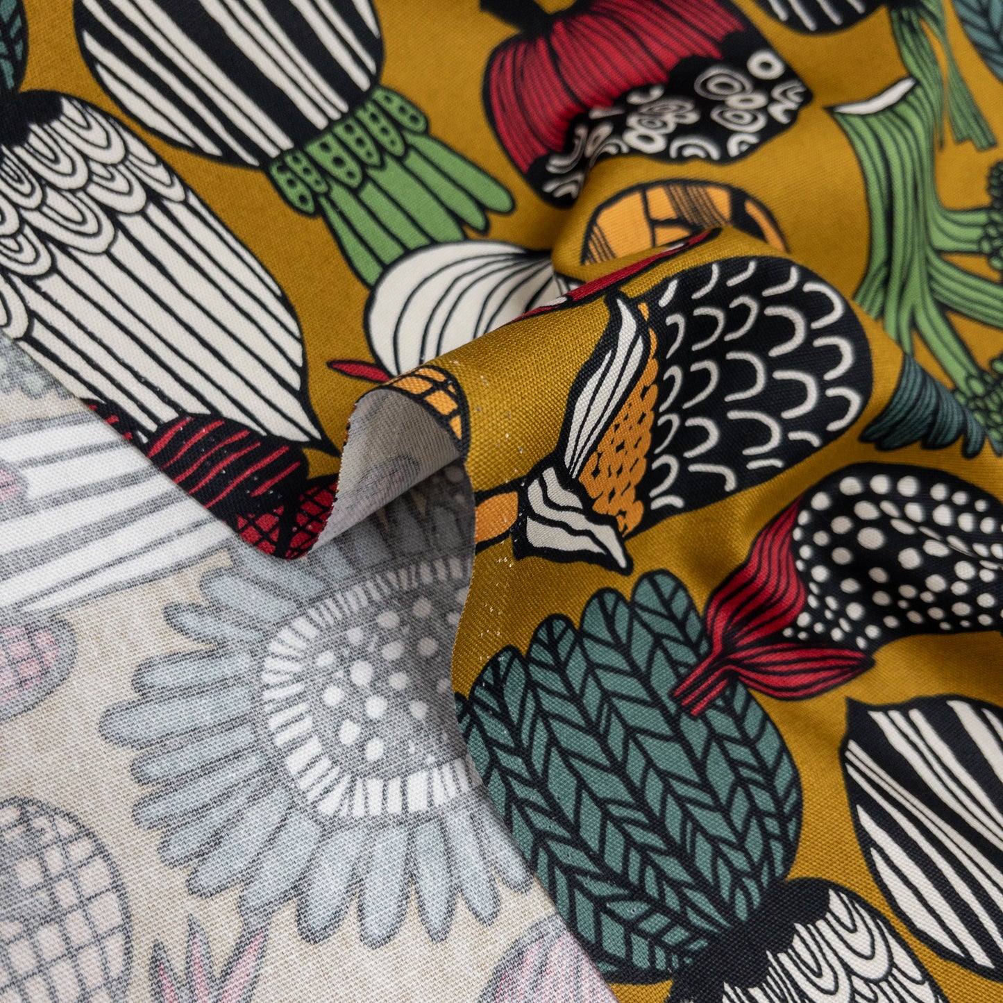 Japan | art vegetable 北歐藝術植物 | cotton printed oxford 純棉