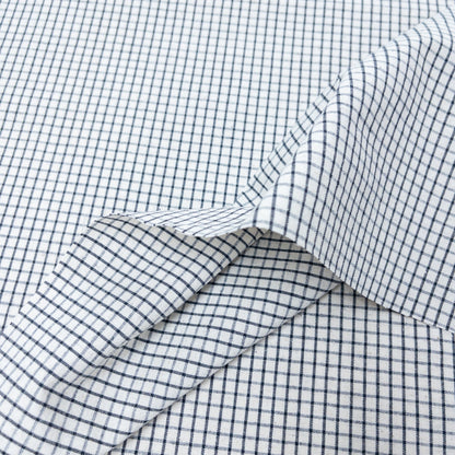 Japan | 白藍格線 blue checkered  | cotton yarn-dyed 純棉先染