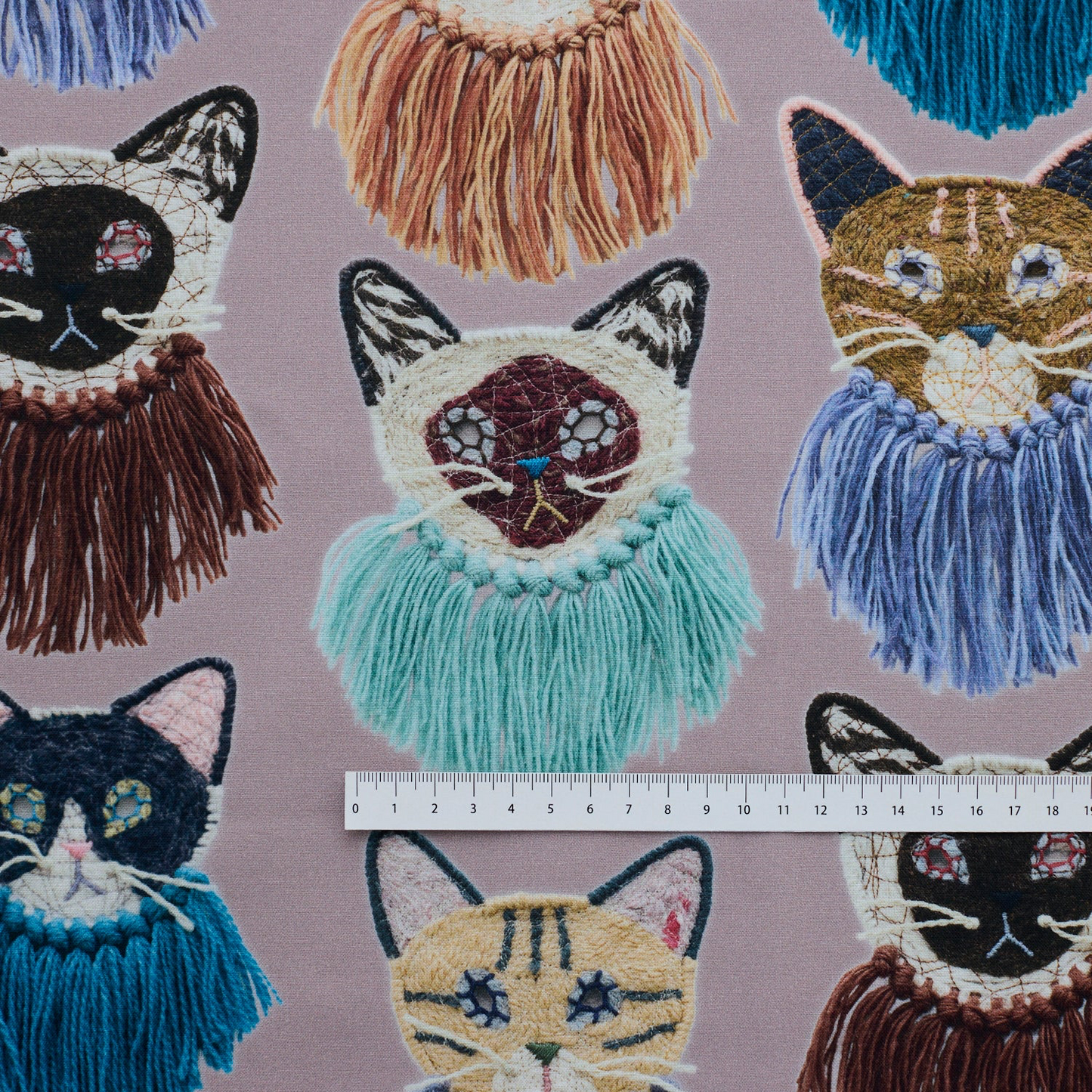 Kari Ishikawa | we are cats | cotton printed sheeting 純棉