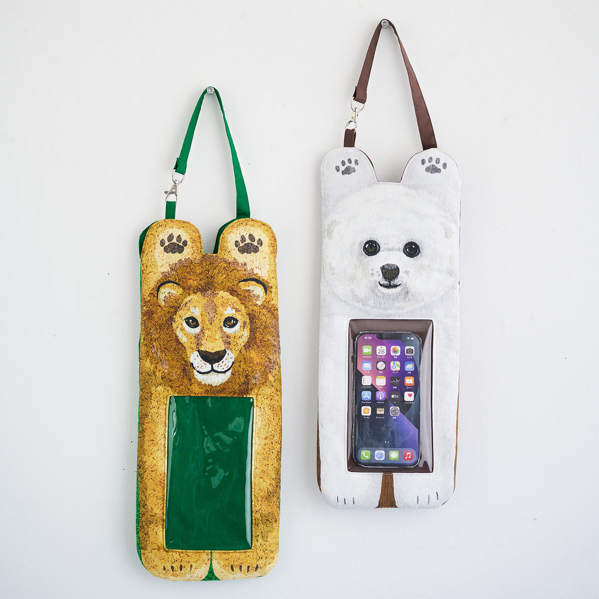 kokka home deco mini - 貓狗躺在地板上 | cotton printed sheeting 純棉