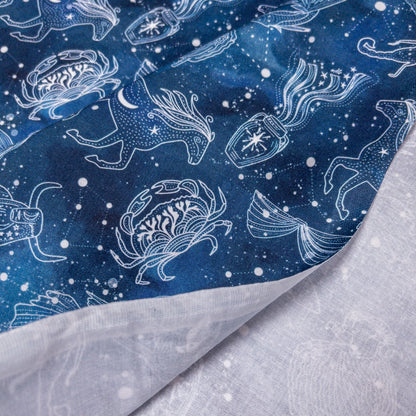 USA | zodiacs 星座夜空 | OEKO-TEX® Standard 100 cotton printed sheeting 純棉