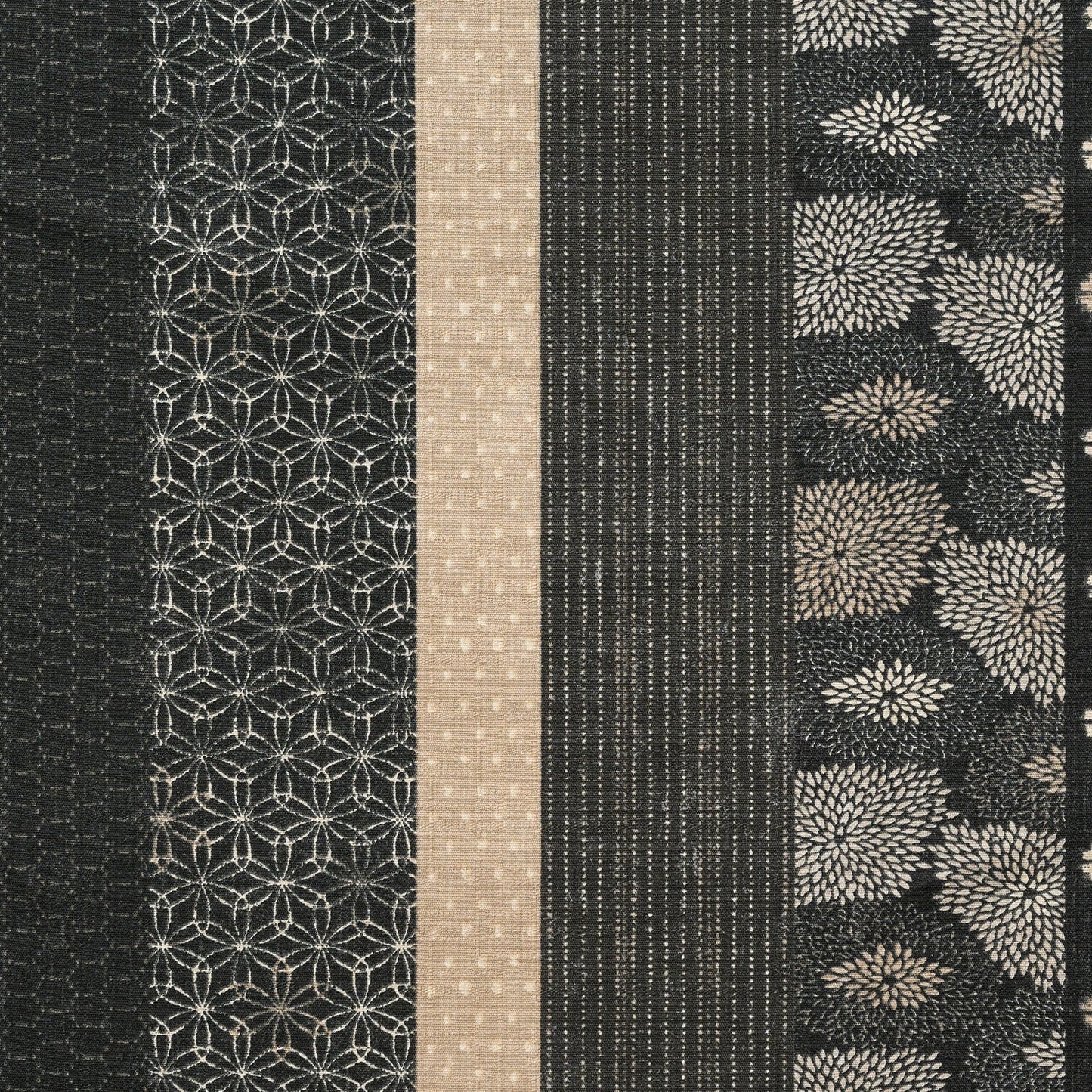 Japan | 和風間條拼布風格 | cotton printed dobby 竹節棉