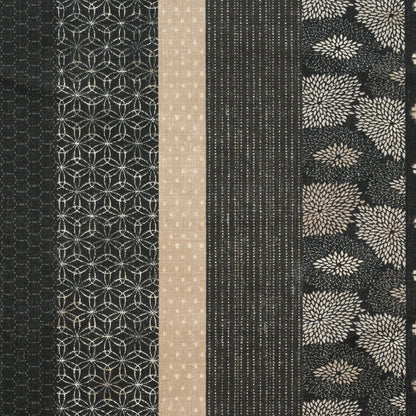 Japan | 和風間條拼布風格 | cotton printed dobby 竹節棉