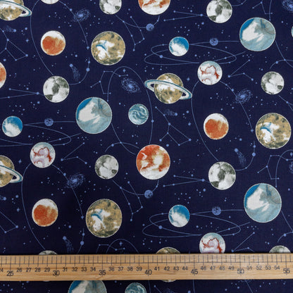 Japan | universe & planet 星球太空 | cotton printed sheeting 純棉